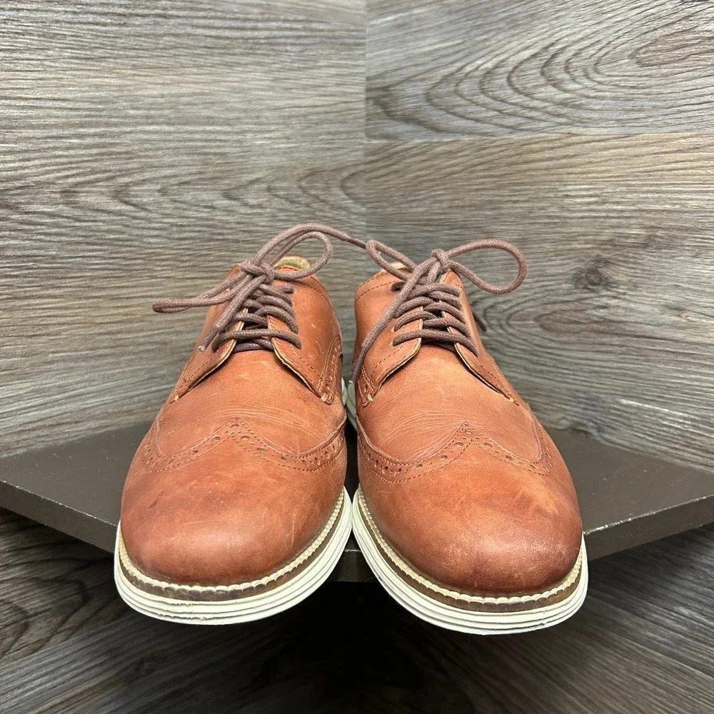 Cole haan original grand wingtip brown leather oxford
